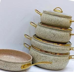 Nsfe - 9pcs Granite Cookware Set, Non Stick - main view