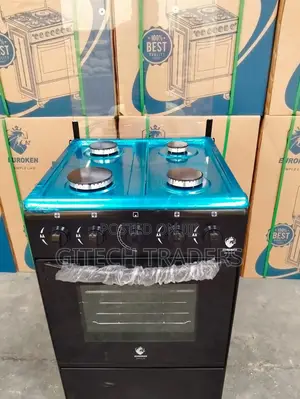 Full Euroken Standing Cooker With Gas Oven Cooker