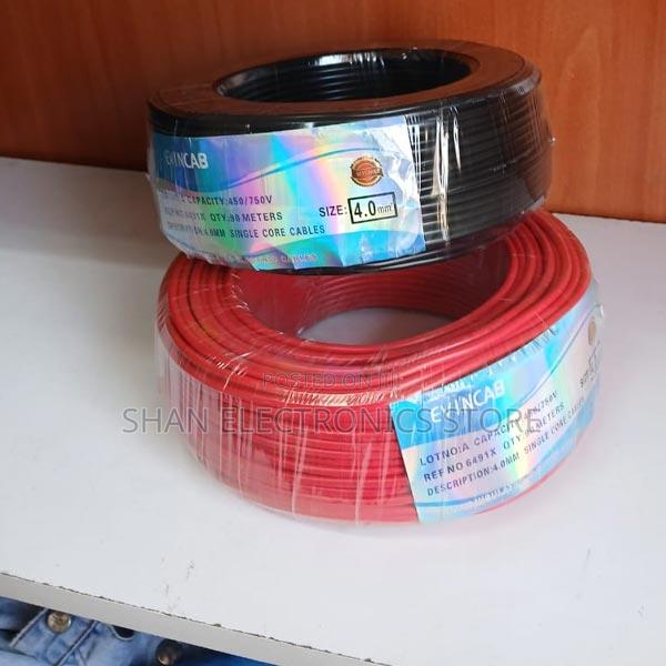 4.0mm Single Core Wiring Cable-Red