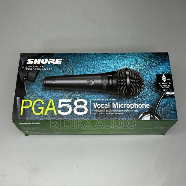 Vocal Microphone Shure Pga58 With XLR -Jack Cable - main view