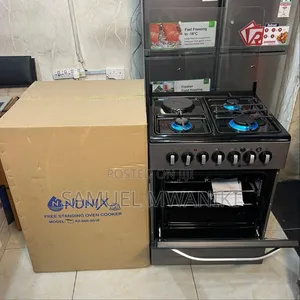 Nunix Cooker 60 by 60 3 Gas +1 Electric With Electric Oven
