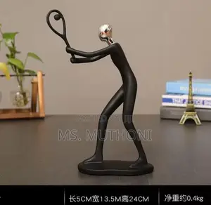 Tennis Sculpture Ceramic Decor Piece