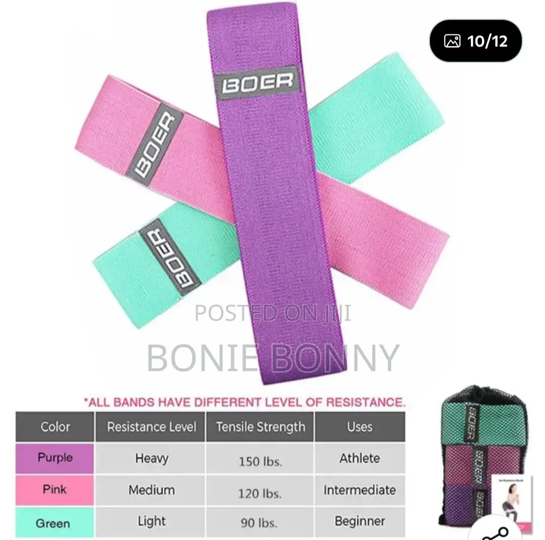 Boer Exercise Bands + Free Weist Bag