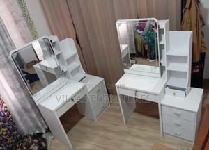White Dressing Table With Sliding Mirror - thumbnail 2