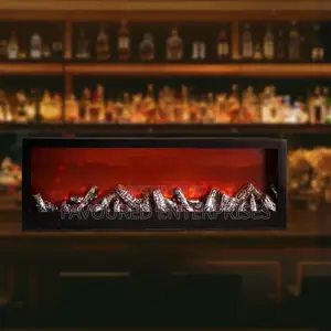 Led Modern Electric Simulated Fireplaces Flame Lamp