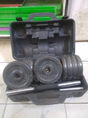 30kg Chrome Dumbbell Set With Portable Case