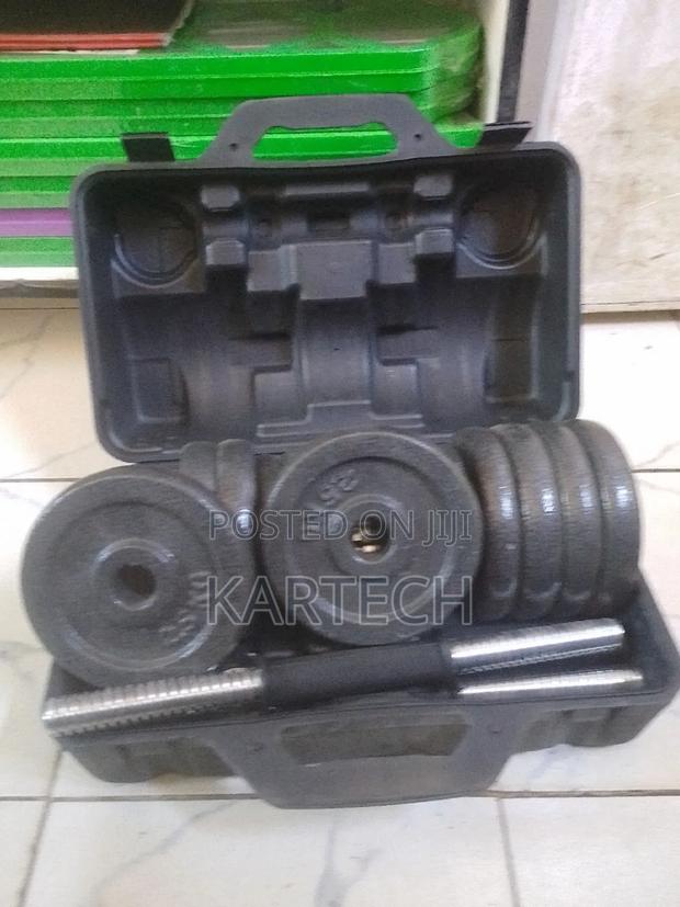 30kg Chrome Dumbbell Set With Portable Case