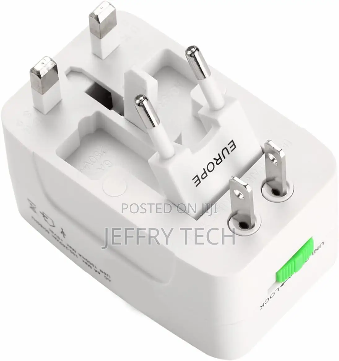 Travel Adapter, Universal Power Plug, Worldwide All in One A