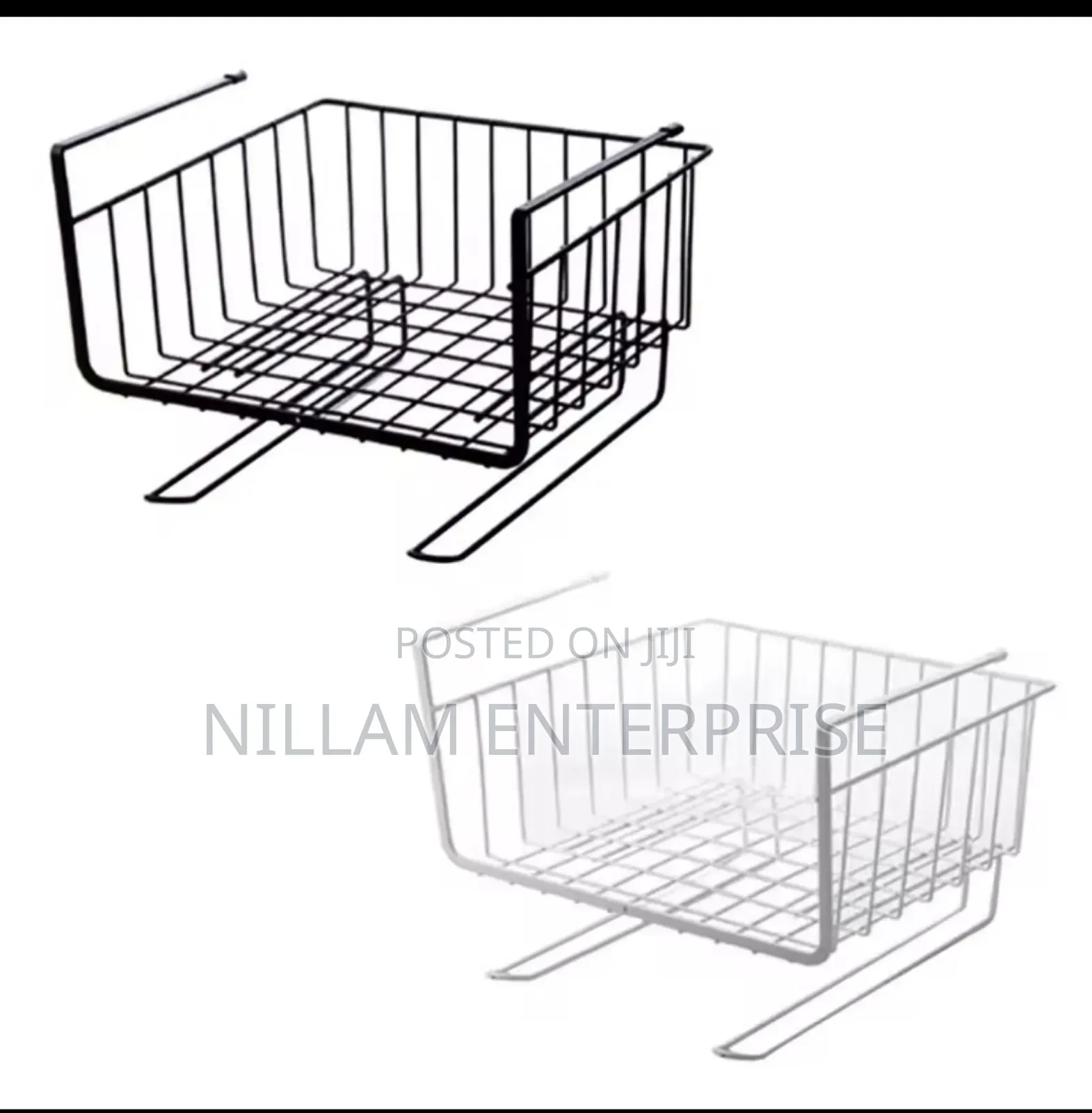 3 in 1 Under Cabinet Closet Kitchen Cupboard Basket Rack