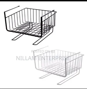 3 in 1 Under Cabinet Closet Kitchen Cupboard Basket Rack