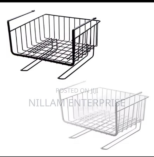 3 in 1 Under Cabinet Closet Kitchen Cupboard Basket Rack - thumbnail 3