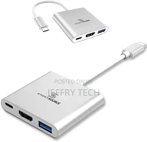 3-in-1, Usb-C Hub, Type C to Hdmi Adapter, Fast Transferr