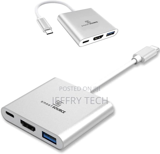3-in-1, Usb-C Hub, Type C to Hdmi Adapter, Fast Transferr - main view