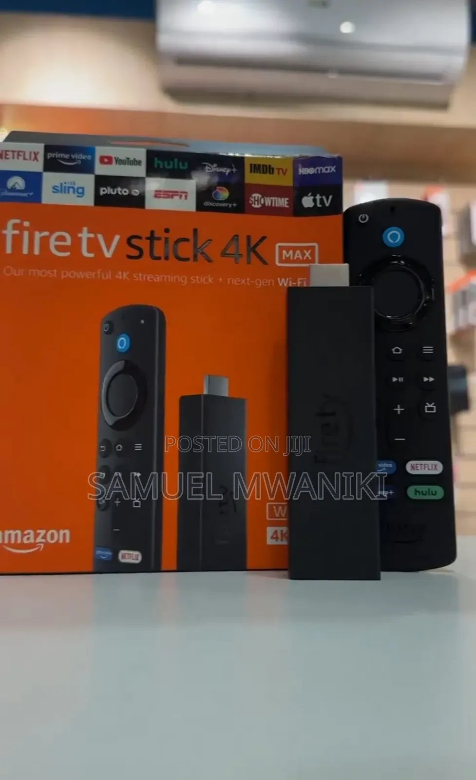 Amazon Fire Tv Stick Max Wi-Fi 6 Alexa Voice Remote