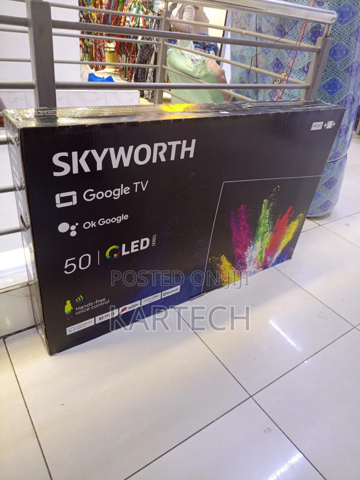 Skyworth 50" Qled Frameless Google Tv