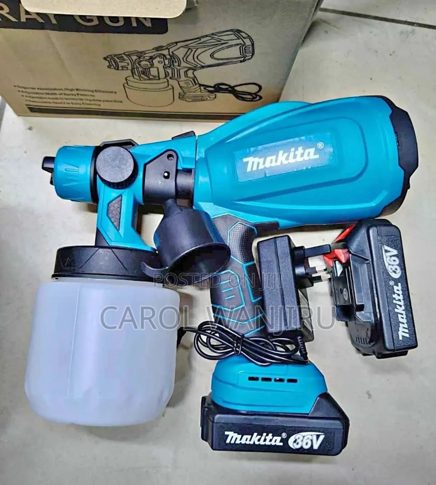 Cordless Makita Spray Gun/ Rechargeable Makita Spray Gun 36v