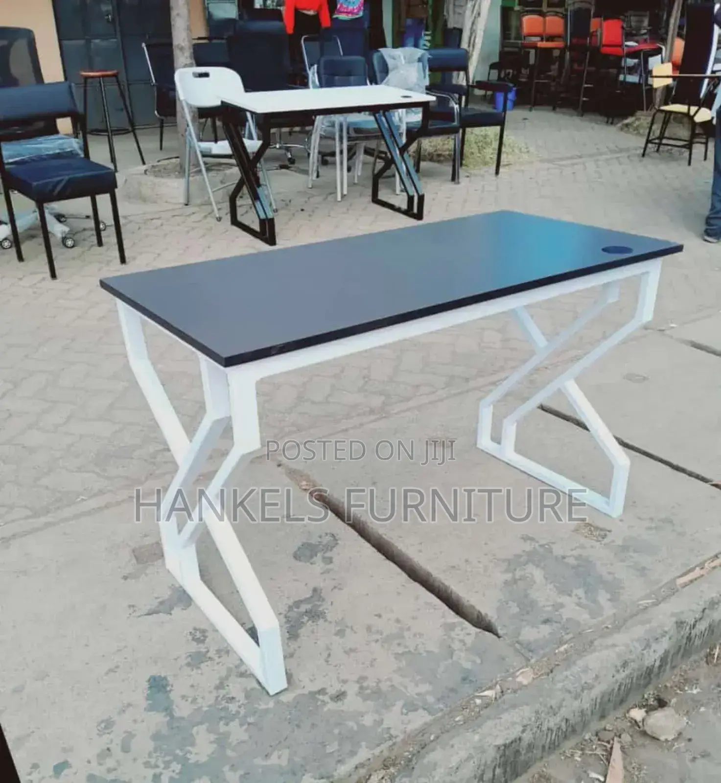 Double Stand Metal Study Table