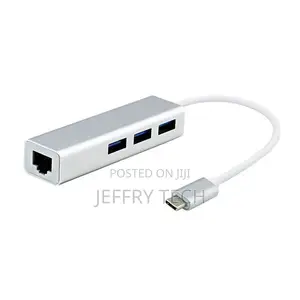 Adapter Cable Type-C to 3-Port 100mpbs Ethernet Lan for M*A