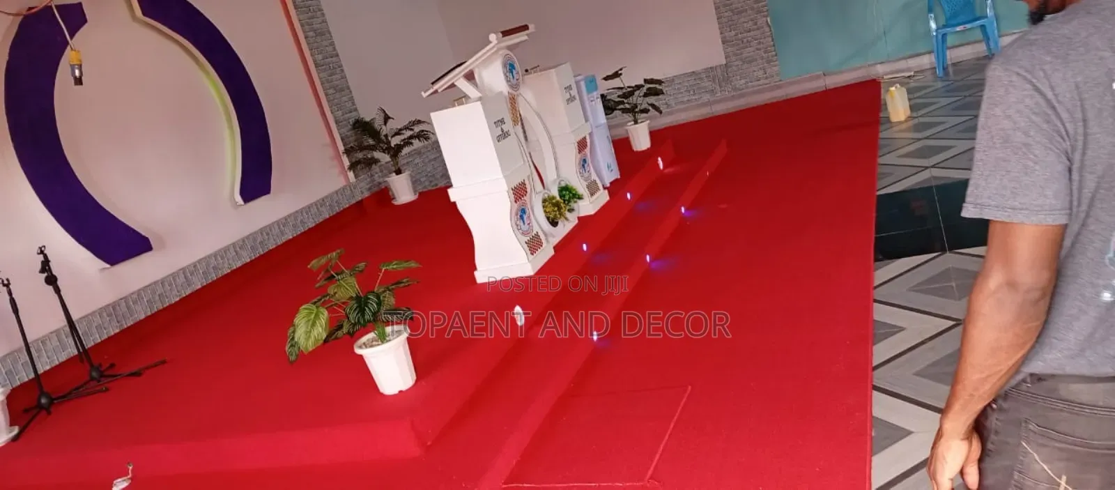 Durable Office and Church Wall to Wall Carpet