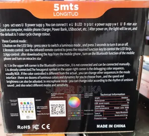 Led App Control Neon Rope Light.Smart 5m Snake Light