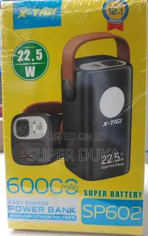 60000mah 22.5w Fast Charge Powerbank.Xtigi Sp602 Super Bat