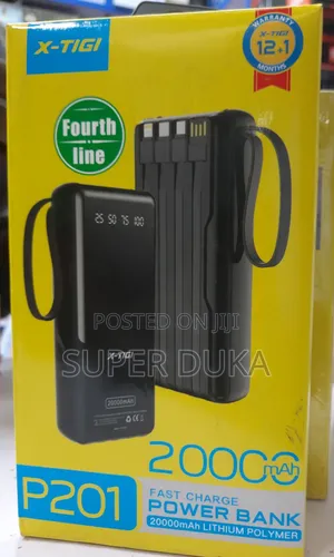 X-Tigi P201.20,000mah 5a Fast Charge Power Bank.4line Output