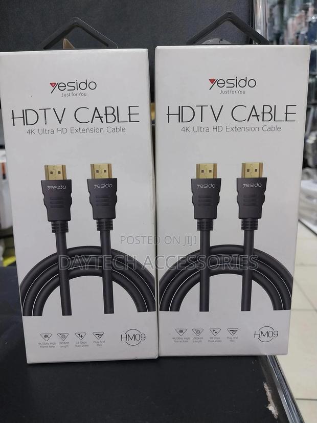 Yesido Hm09 Hdmi Male to Hdmi Male Adapter Cable Length1.5m