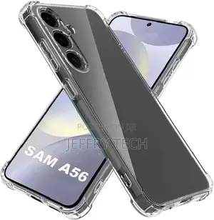 Bumper Case for Samsung Galaxy A56 5g (Transparent, Camera B