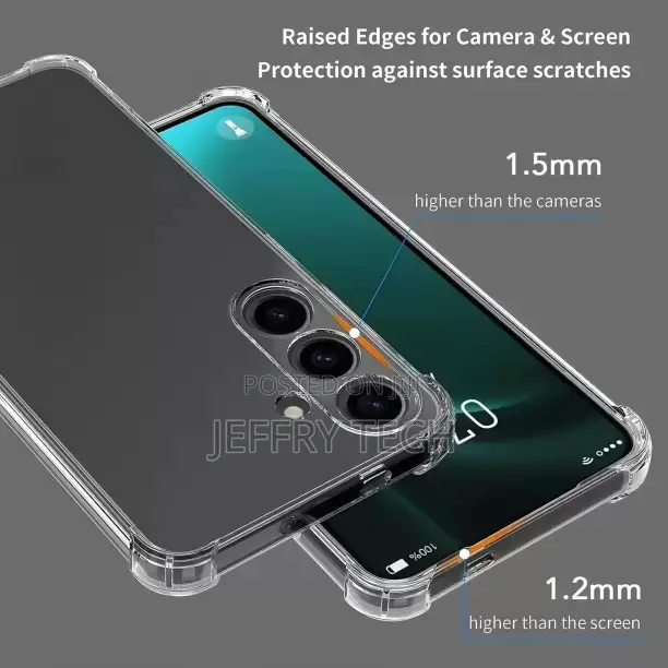 Bumper Case for Samsung Galaxy A56 5g (Transparent, Camera B
