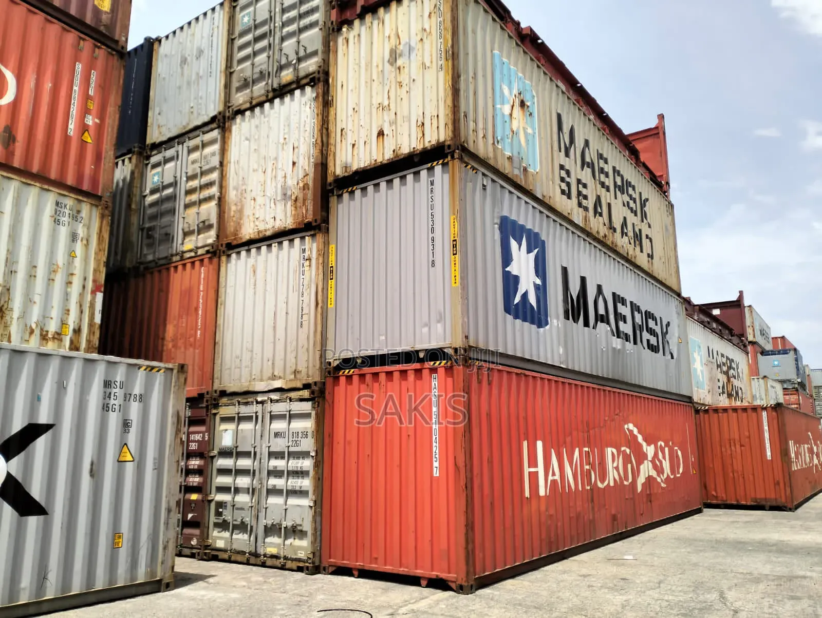 Containers Size 40 Feet On Offer!