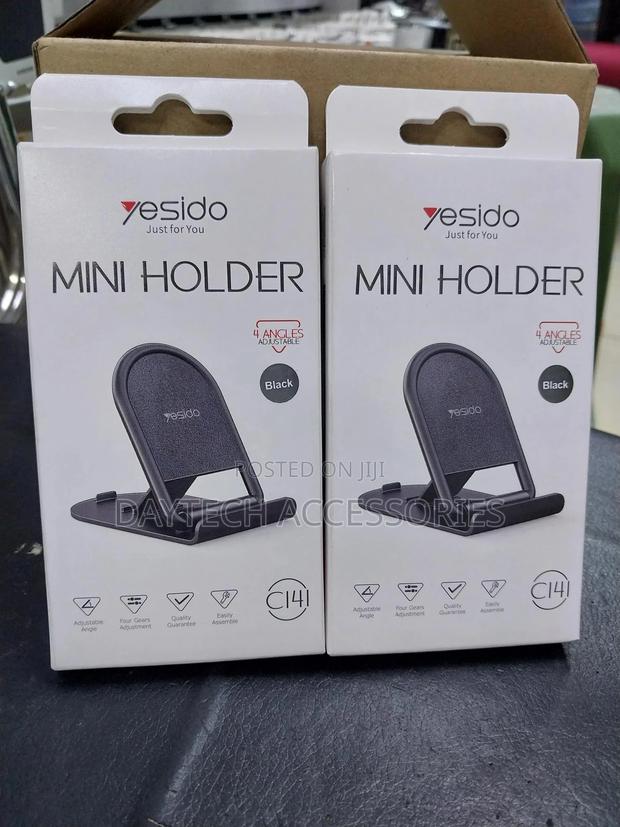Yesido Small and Practical Desk Phone Stand - Black C141 - main view