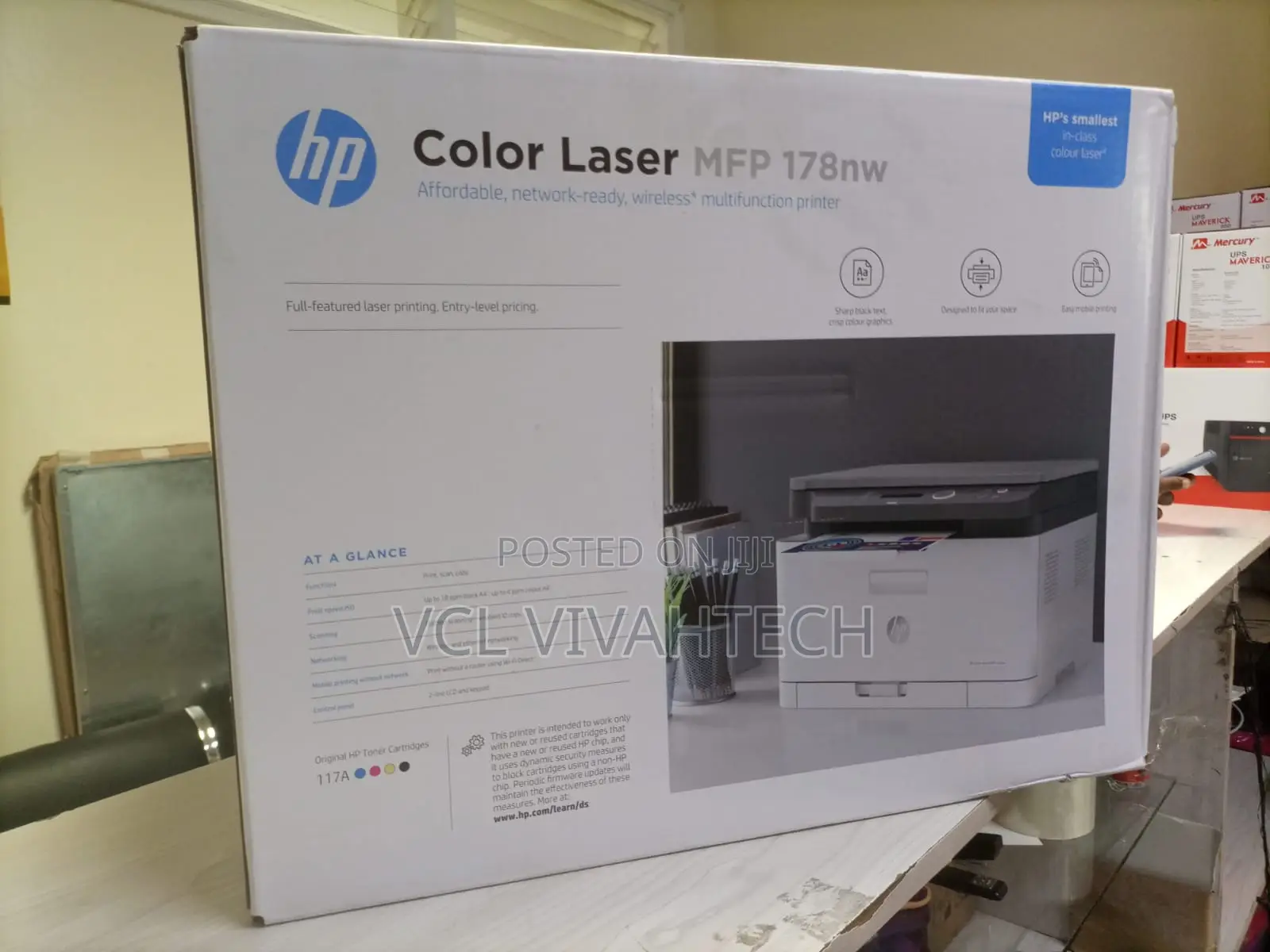 Hp Color Laser MFP 178nw, Print, Copy, Scan, Scan to PDF