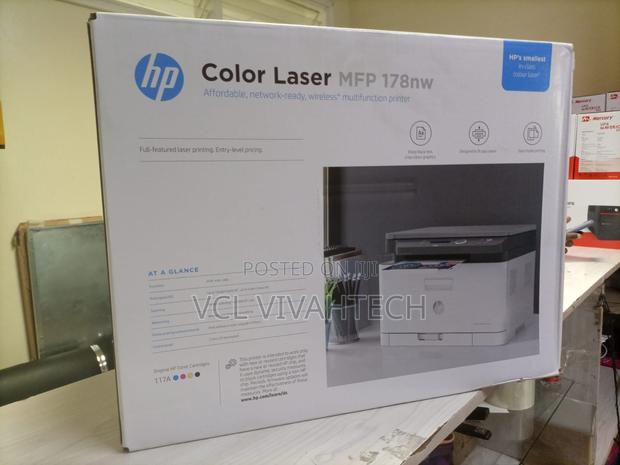 Hp Color Laser MFP 178nw, Print, Copy, Scan, Scan to PDF - main view