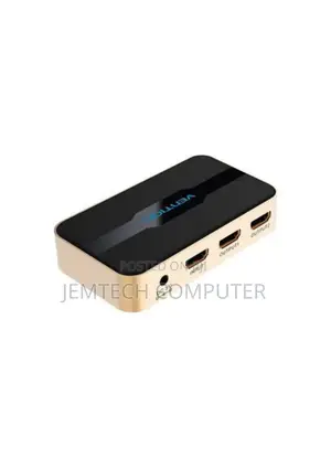 Vention 1 in 2 Out Hdmi Splitter at 30hz Gold Aluminum Alloy