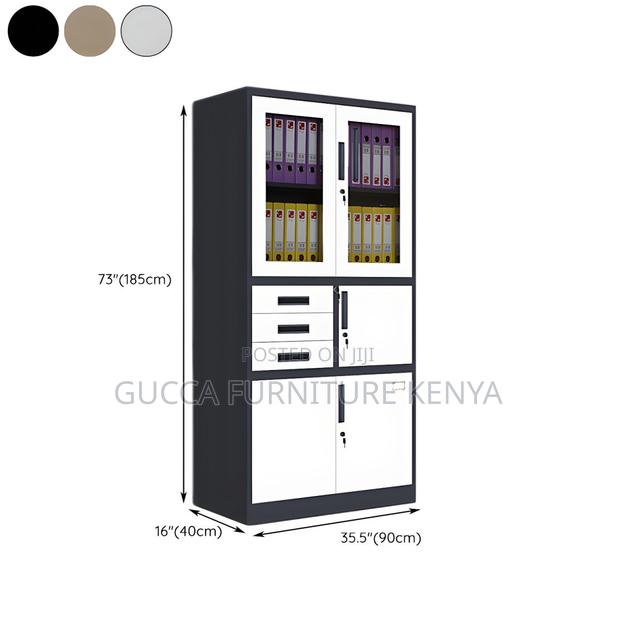 Cabinets:2-Door Office Locking File Cabinet With Safe - thumbnail 4