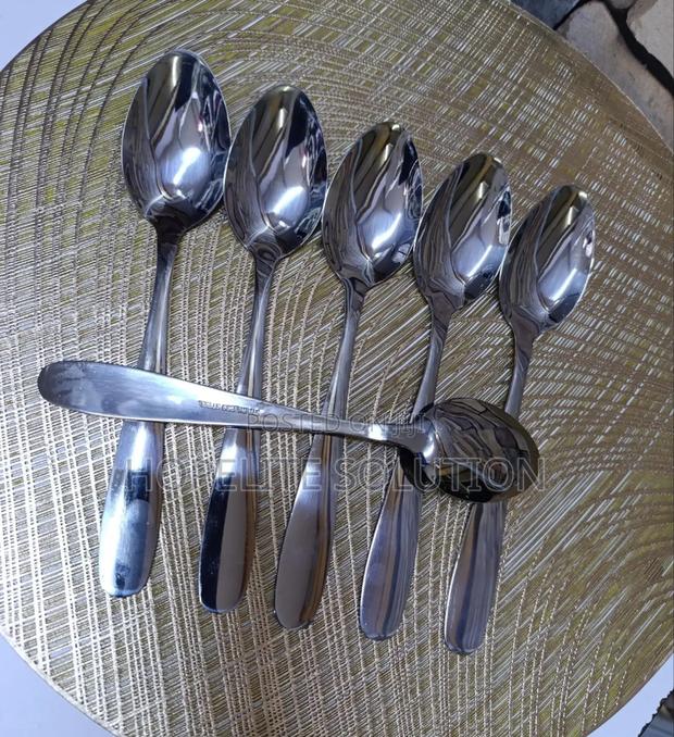 Heavy Duty Silver Tablet Spoon - main view