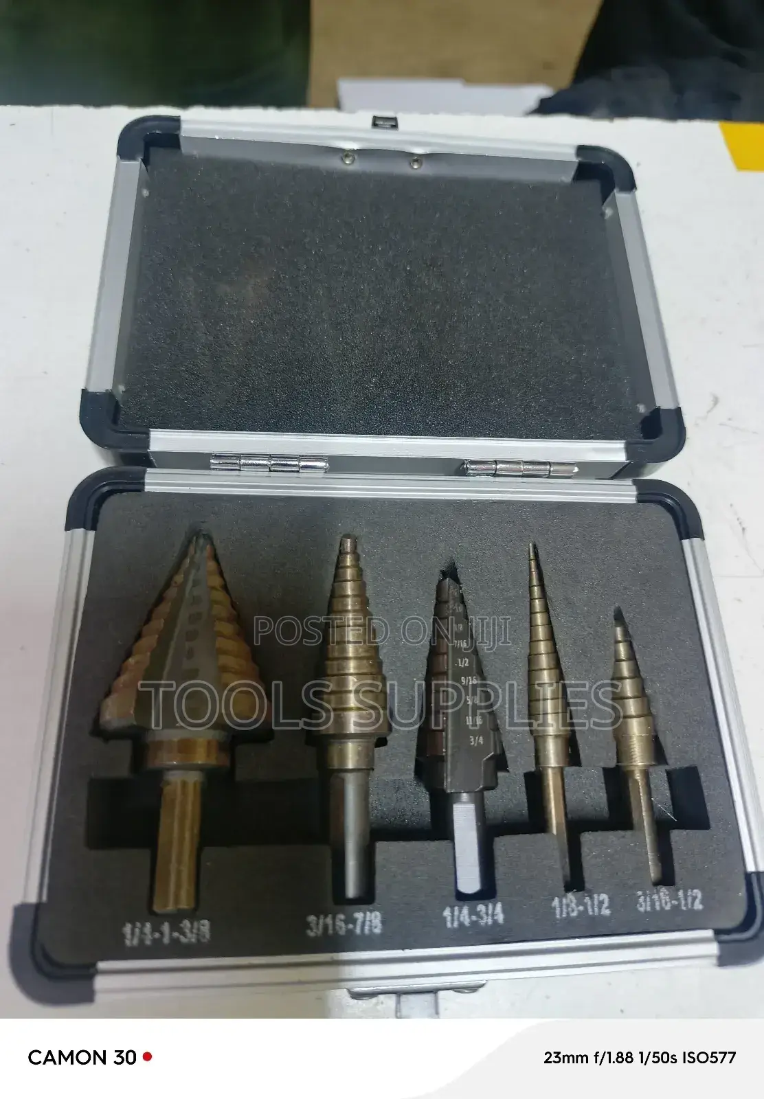 5 PCS Step Drill Bits Set