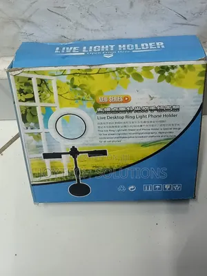 Mini Ring Light With 2 Phone Holders