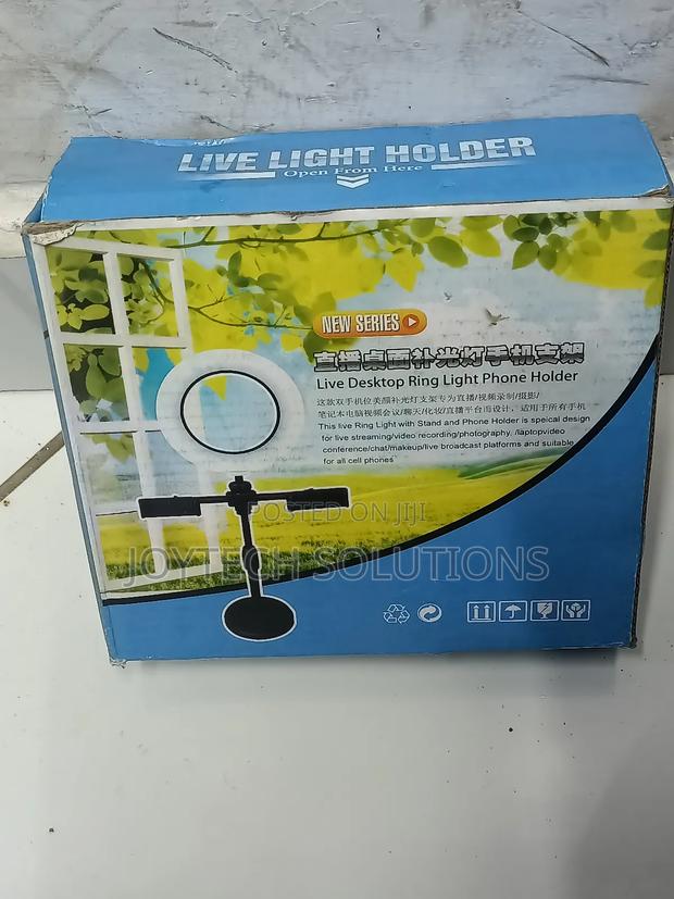Mini Ring Light With 2 Phone Holders - thumbnail 2