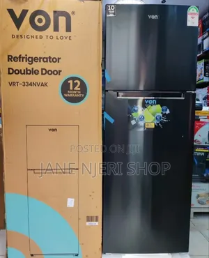 Von Double Door 334 No Frost Fridge