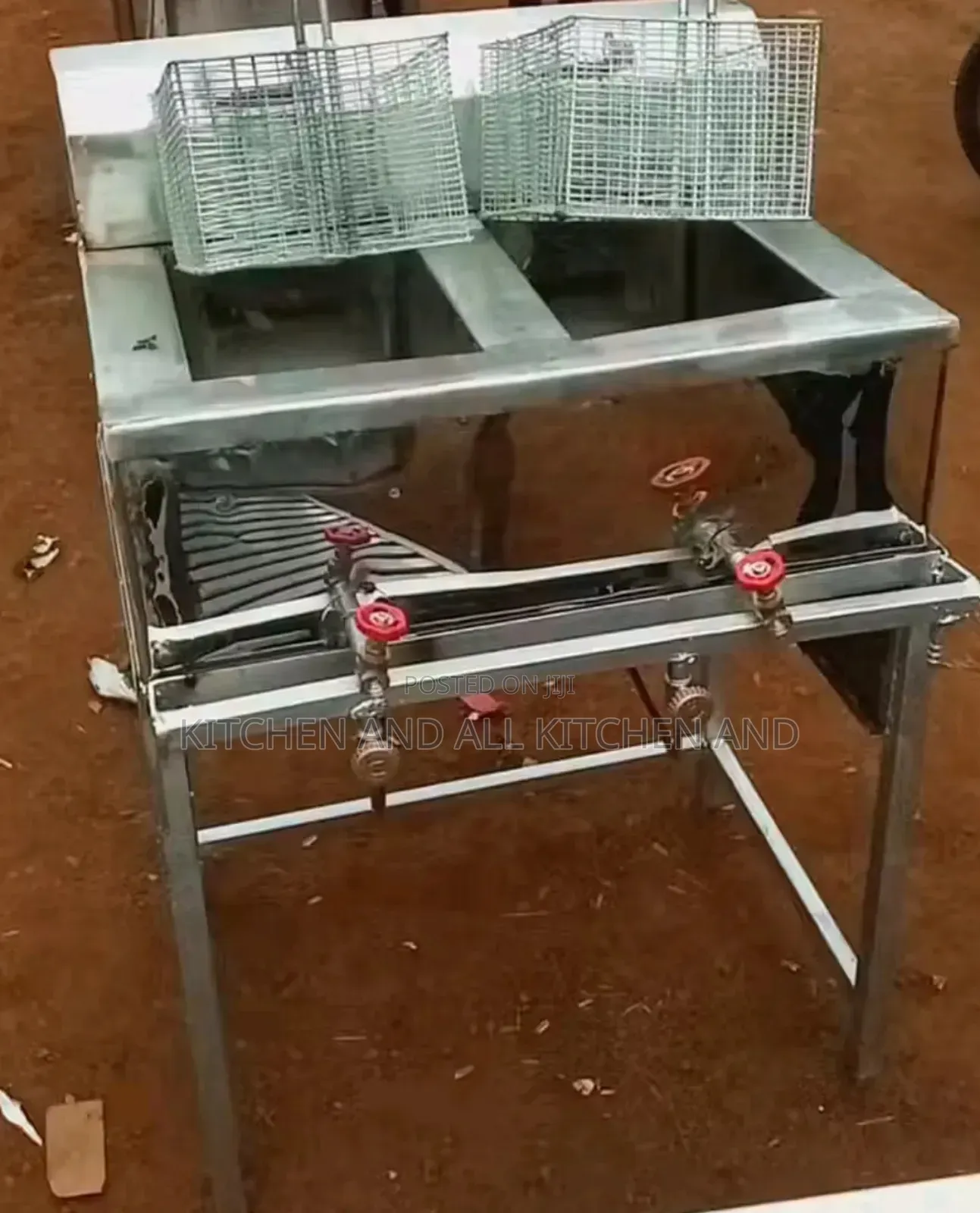 Stainless Steel Gas Deep Fryer