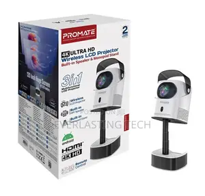 Promate Beamer-A250 Ultra Hd Wireless LCD Projector