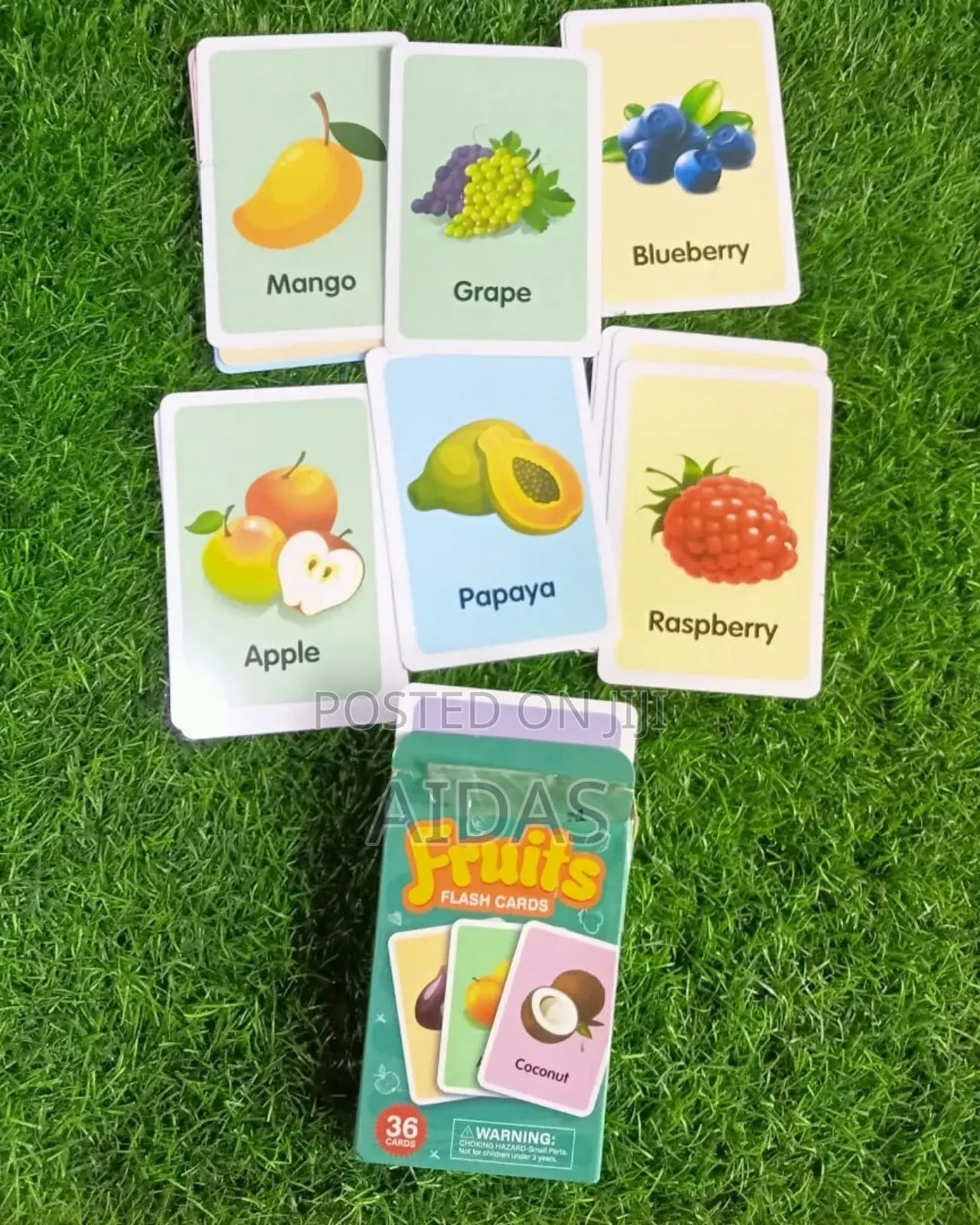 Fruits Flash Cards-36 PCS