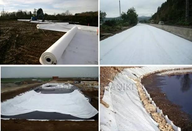 Plain Geotextile Paving Fabric