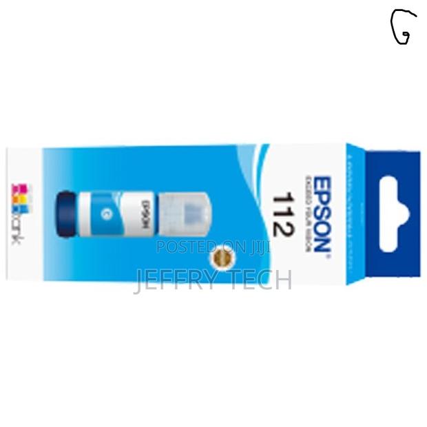 Epson 112 Ecotank Pigment Cyan Ink Bottle