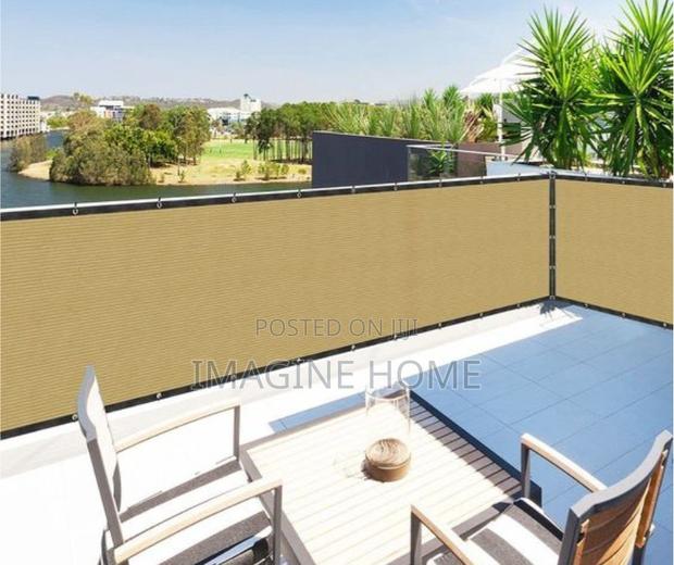 Beige Balcony Shield Fences