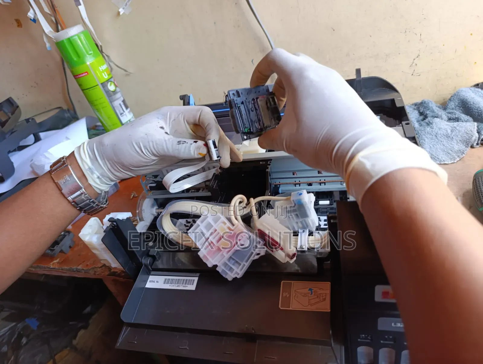 Printhead Replacement,Cables,Resets Ink Pads,Repair,Service