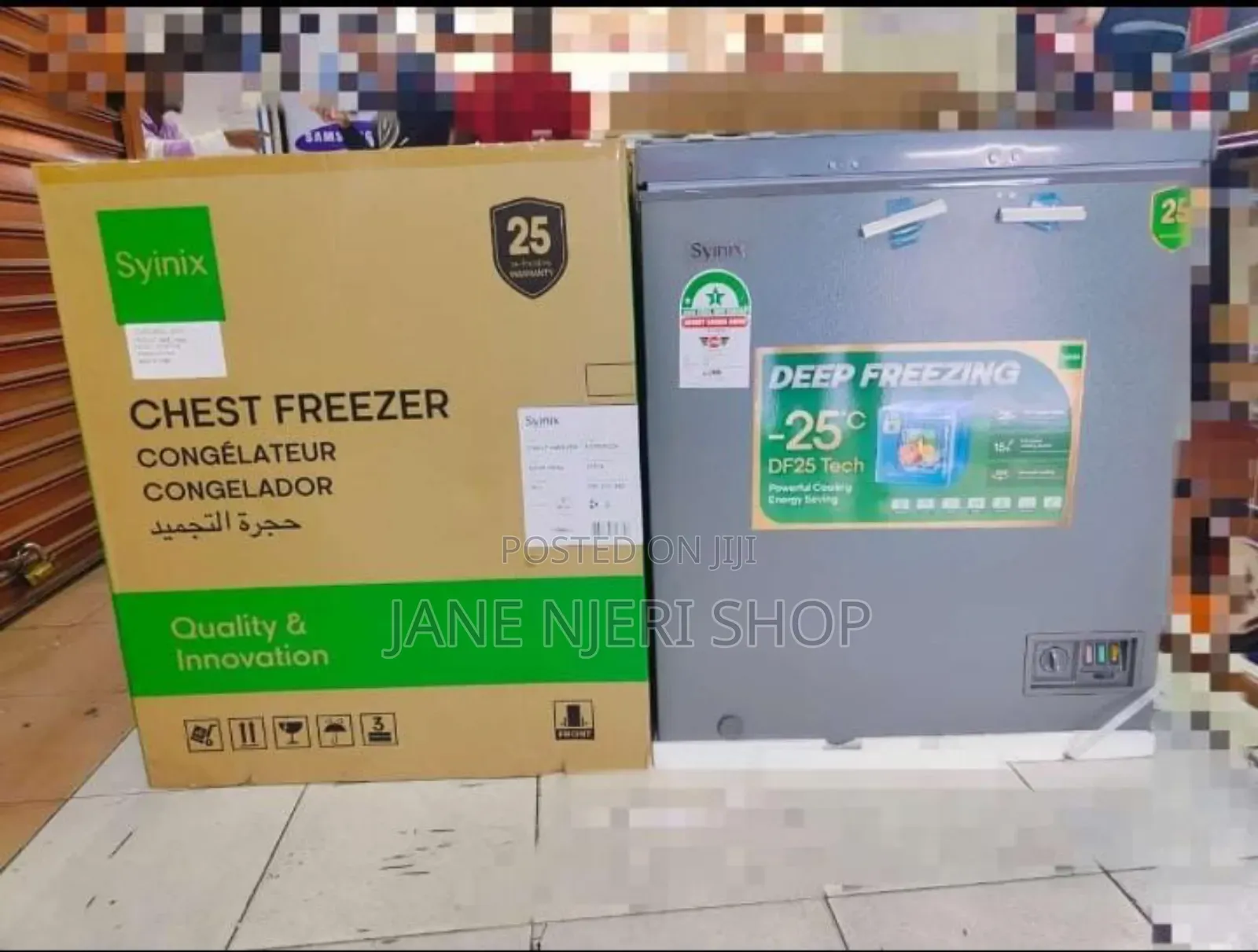 Syinix 147 Liters Deep Freezer