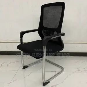 Office Chairs:Fixed Arms Mesh Computer Chair for Office