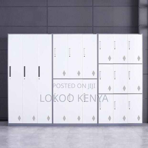 Office Cabinet: 6-Locker Sports Gym Storage Cabinet